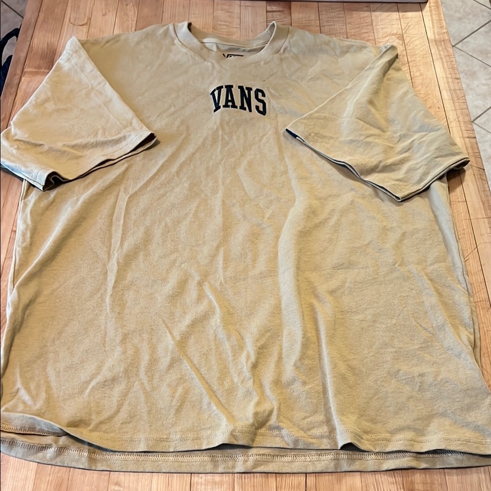 Vans Men's Tan T-Shirt